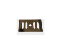 Taps2Traps Square/Rectangular Overflow Metal Grill Plate 39mm x 63mm for Belfast Sinks
