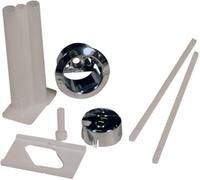 Taps2Traps Thomas Dudley Niagara Dual Flush Toilet Push Button Replacement Chrome Finish 314318