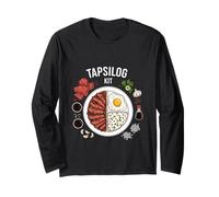 Tapsilog Kit Filipino Food Asian Cuisine Breakfast Long Sleeve T-Shirt