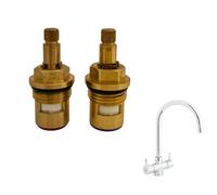TapSparesUK Howdens Rienza Valve Replacement Cartridge Post 2013 - Pair
