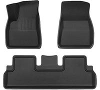 TAPTES Floor Mats for Tesla Model 3, Premium All Weather Anti-Slip Waterproof Floor Liners Car Interior Accessories (3 Pcs for 2017-2023)