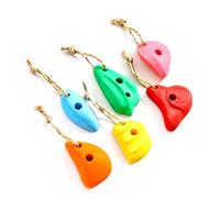 Tapufitil Mini Climbing Holds Keychain, Boulder Sport Pendant with Natural Rope, Climbing Souvenir in Vibrant Colors, Gift for Climbers & Outdoor Enthusiasts