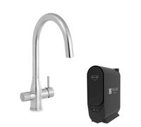 Tapure Premium & Durable Direct Flow Reverse Osmosis, Purifier, Alkaline Condor Round Water Filter Stainless Steel