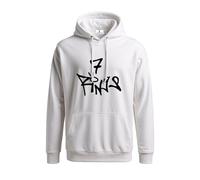 TAQ-SPORTS 7 Rings No Tears Left To Cry Sweatshirt Hoodie, NEW 2019 (LARGE, WHITE)
