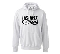TAQ-SPORTS Infinite Lists Army you tuber Excellent and impressive Design Kids,Youth Men & Women hooded hoodie (KIDS 9-11 YRS, WHITE)
