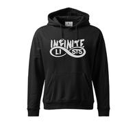 TAQ-SPORTS Infinite Lists Army YouTuber Hoodie - Unisex Men Women Kids Adult Pullover - Excellent & Impressive Design - Hooded Sweatshirt (Kids 9-11 years, Black)
