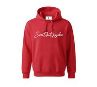 TAQ-SPORTS Sweet But Psycho Awesome, Impressive and Attractive Hoodie for Birthday Gift for Family and Friends. Unisex Hoodie for Kids and Adult. (Large, Red)