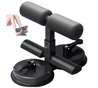 Taqargzy Ab Training Auxiliary Device, Double Suction Cup Adjustable ，Home Sit-Up Exercise Equipment， Abdominal Muscles Full Body Training for Men Women，for Abs Home Gym Exercise(Black,A)