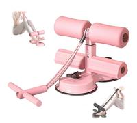 Taqargzy Ab Training Auxiliary Device, Double Suction Cup Adjustable ，Home Sit-Up Exercise Equipment， Abdominal Muscles Full Body Training for Men Women，for Abs Home Gym Exercise(Rose,B)