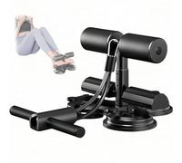Taqargzy Abdominal Training Aid, Multifunctional Adjustable Ab Exercise Equipment, Home Exercise Ab Machine with Suction Cup and Resistance Bands for Home/Office/Gym (Black)