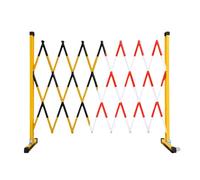 Taqargzy Folding Security Gate Security Guardrail | Mobile Guardrail Gate | Adjustable Traffic Fence for Road Construction, Traffic Control, Cordon, Swimming Pool