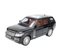 TAQCGH Scale Model Car Replica 1/18 1/24 For Land Rover Range Rover SUV 50th Anniversary Edition Pull Back Vehicles Scale Alloy Car Model Motor Vehicles(1/24 Black)
