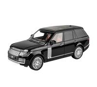 TAQCGH Scale Model Car Replica 1/18 1/24 For Land Rover Range Rover SUV 50th Anniversary Edition Pull Back Vehicles Scale Alloy Car Model Motor Vehicles(1/18 Black)