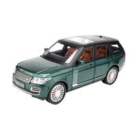 TAQCGH Scale Model Car Replica 1/18 1/24 For Land Rover Range Rover SUV 50th Anniversary Edition Pull Back Vehicles Scale Alloy Car Model Motor Vehicles(1/24 Green)