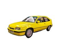 TAQCGH Scale Model Car Replica 1:18 Miniature Scale Die-cast Alloy Simulated Vehicle For Opel Kadett B GSI Car Model Enthusiasts Collection Motor Vehicles(Yellow)