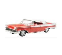TAQCGH Scale Model Car Replica 1:18 Miniature Scale Die-casting Alloy For Ford Mercury Park Lane 1959 Metal Static Car Model Adult Hobby Collection Motor Vehicles(Red)