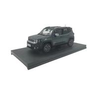 TAQCGH Scale Model Car Replica 1:18 Miniature Scale Die-casting Alloy For Jeep Renegade Metal Static Car Model Adult Hobby Collection Motor Vehicles(Black)