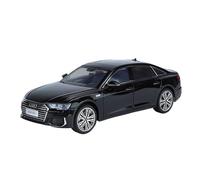 TAQCGH Scale Model Car Replica 1:18 Scale 28cm Long Alloy Diecast Model Simulated Car For Audi A6L Static Luxurious Collection Exhibits Motor Vehicles(Black)