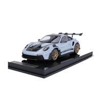 TAQCGH Scale Model Car Replica 1:18 Scale For Porsche 911 (992) GT3 RS Simulated Alloy Automobile Model Desktop Ornaments Metal Vehicle Collection Motor Vehicles(Titanium)