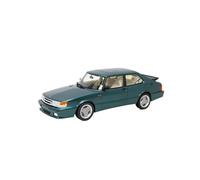 TAQCGH Scale Model Car Replica 1:18 Scale For Saab 900 Turbo T16 Simulated Alloy Automobile Model Desktop Ornaments Metal Vehicle Collection Motor Vehicles(Green)