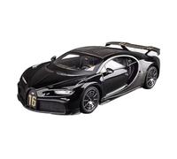 TAQCGH Scale Model Car Replica 1:18 Scale Miniature Alloy Diecast Car Model For Bugatti Chiron Metal Treasurable Souvenir Ornaments Motor Vehicles(Black)