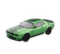 TAQCGH Scale Model Car Replica 1:22 Scale Alloy Diecast Vehicles Model For Dodge Challenger Redeye Hellcat Miniature Souvenir Desktop Decorations Motor Vehicles(Green)