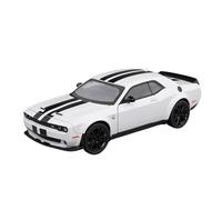 TAQCGH Scale Model Car Replica 1:22 Scale Alloy Diecast Vehicles Model For Dodge Challenger Redeye Hellcat Miniature Souvenir Desktop Decorations Motor Vehicles(White)