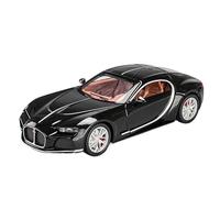 TAQCGH Scale Model Car Replica 1:24 Alloy Diecast Finished Vehicles Model For Bugatti Atlantic Supercar Metal Simulation Adult Hobbyist Souvenir Motor Vehicles(Black)