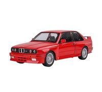 TAQCGH Scale Model Car Replica 1:24 Scale 20cm Long Alloy Diecast Model Simulated Car For BMW M3 E30 Static Luxurious Collection Exhibits Motor Vehicles(Red)