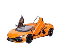 TAQCGH Scale Model Car Replica 1:24 Scale 21cm Long Alloy Diecast Model Simulated Car For Lamborghini Revuelto Static Luxurious Collection Exhibits Motor Vehicles(Orange)