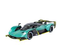 TAQCGH Scale Model Car Replica 1:24 Scale Alloy Diecast Mini Model Car For Aston Martin Valkyrie Luxury Static Desktop Souvenir Ornaments Motor Vehicles(Green)