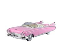 TAQCGH Scale Model Car Replica 1:24 Scale Alloy Diecast Mini Model Car For Cadillac El Dorado Static Metal Vehicles Exquisite Desktop Ornaments Motor Vehicles(Red2)
