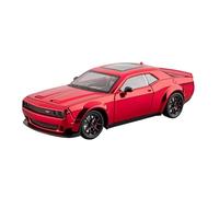 TAQCGH Scale Model Car Replica 1:24 Scale Alloy Diecast Mini Model Car For Dodge Hellcat Static Metal Vehicles Exquisite Desktop Ornaments Motor Vehicles(Red)