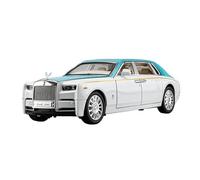 TAQCGH Scale Model Car Replica 1:24 Scale Alloy Diecast Mini Model Car For Rolls Royce Phantom Simulation Metal Vehicles Ornaments Motor Vehicles(Blue)
