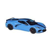 TAQCGH Scale Model Car Replica 1:24 Scale Alloy Diecast Mini Simulated Car Model For Chevrolet Corvette Stingray 2020 Metal Precious Souvenir Exhibits Motor Vehicles(Blue)
