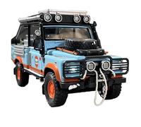 TAQCGH Scale Model Car Replica 1:24 Scale Alloy Diecast Mini Simulated Car Model For Land Rover Defender 110 Metal Precious Souvenir Exhibits Motor Vehicles(Blue)