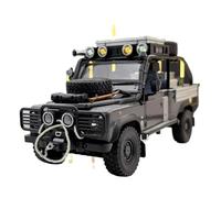 TAQCGH Scale Model Car Replica 1:24 Scale Alloy Diecast Mini Simulated Car Model For Land Rover Defender 110 Metal Precious Souvenir Exhibits Motor Vehicles(Black)