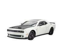 TAQCGH Scale Model Car Replica 1:24 Scale Alloy Diecast Model Car For Dodge Challenger SRT Static Mini Simulation Desktop Decoration Ornaments Motor Vehicles(White)
