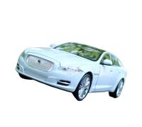 TAQCGH Scale Model Car Replica 1:24 Scale Alloy Diecast Model Car For Jaguar XJ 2010 Static Mini Simulation Desktop Decoration Ornaments Motor Vehicles(White)