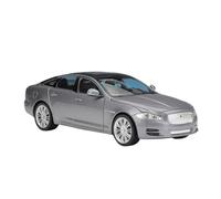 TAQCGH Scale Model Car Replica 1:24 Scale Alloy Diecast Model Car For Jaguar XJ 2010 Static Mini Simulation Desktop Decoration Ornaments Motor Vehicles(Titanium)