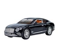 TAQCGH Scale Model Car Replica 1:24 Scale Alloy Diecast Simulation Car Model For Bentley Continental GT Miniature Desktop Collection Decorations Motor Vehicles(Black)
