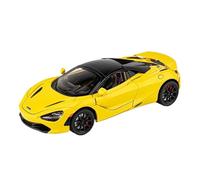 TAQCGH Scale Model Car Replica 1:24 Scale Alloy Diecast Simulation Vehicles Model For McLaren 720S Luxury Adult Collection Hobby Motor Vehicles(Yellow)