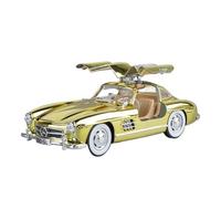 TAQCGH Scale Model Car Replica 1:24 Scale Miniature Alloy Diecast Car Model For Benz 300SL Metal Treasurable Souvenir Ornaments Motor Vehicles(Gold)