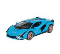 TAQCGH Scale Model Car Replica 1:24 Scale Miniature Alloy Diecast Car Model For Lamborghini Sian Adult Metal Treasurable Souvenir Ornaments Motor Vehicles(Blue)