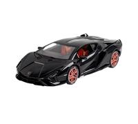 TAQCGH Scale Model Car Replica 1:24 Scale Miniature Alloy Diecast Car Static Model For Lamborghini Sian FKP3 Luxury Commemorative Ornaments Motor Vehicles(Black)