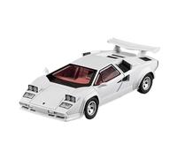 TAQCGH Scale Model Car Replica 1:24 Scale Miniature Alloy Diecast Vehicles Model For Lamborghini Countach LP500S Car Model Fan Home Collection Decoration Motor Vehicles(White)
