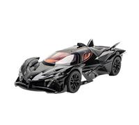 TAQCGH Scale Model Car Replica 1:24 Scale Simulated Alloy Diecast Vehicle Model For Apollo Project EVO Luxury Mini Souvenir Ornaments Motor Vehicles(Black)