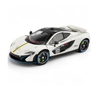 TAQCGH Scale Model Car Replica 1:24 Scale Simulation Alloy Diecast Model Car For McLaren P1 GTR Luxury Mini Desktop Decorations Motor Vehicles(White)