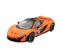 TAQCGH Scale Model Car Replica 1:24 Scale Zinc Alloy Diecast Miniature Model Vehicle For McLaren P1 Luxury Desktop Decoration Ornaments Motor Vehicles(Orange)