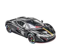 TAQCGH Scale Model Car Replica 1:24 Scale Zinc Alloy Diecast Miniature Model Vehicle For McLaren P1 Luxury Desktop Decoration Ornaments Motor Vehicles(Black)